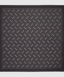 Gucci GG Printed silk carré scarf