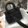 Christian Dior Smal Lady Dior My ABCDIOR Bag Black For Women 8in/20cm CD M0538SLOI_M989