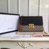 Gucci Padlock Medium GG Shoulder Bag Beige/Ebony Supreme Canvas For Women, Women's Handbags, Crossbody Bags 12in/30cm GG 409486