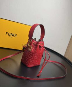 Fendi Mon Tresor Red Mini Bag For Woman 18cm/7in