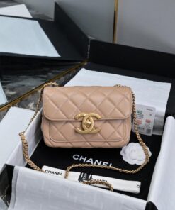Chanel Small Flap Bag Lambskin And Gold-Tone Metal For Women