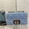 Christian Dior Medium Dior Caro Bag Blue For Women 25.5cm/10in CD M9242WTJF_M928