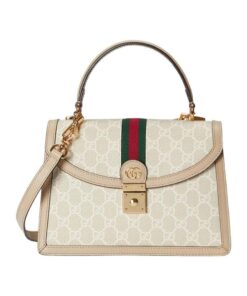 Gucci Ophidia Small GG Top Handle Bag Beige For Women, Women's Bags 9.8in/25cm GG ?651055 UULAG 9682