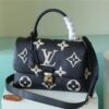 Louis Vuitton Madeleine MM Monogram Empreinte Black / Beige For Women, Women's Handbags, Shoulder and Crossbody Bags 11.8in/30cm LV