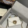 Dolce Gabbana Small Devotion Bag In Plain White For Women 7.5in/19cm DG BB6711AV89380002