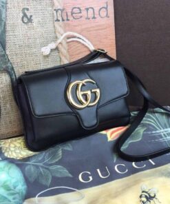 Gucci Arli Shoulder Bag Black For Women 10in/26cm 550129 0V10G 1000