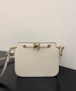Fendi Touch White Bag For Woman 19cm/7.5in
