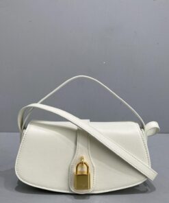 Celine Clutch On Strap White For Women 7in/18cm 10I593DQ1.01OP