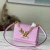 Louis Vuitton Twist PM Monogram Flower Wisteria Purple For Women, Women's Handbags, Shoulder And Crossbody Bags 9.1in/23cm LV M59405
