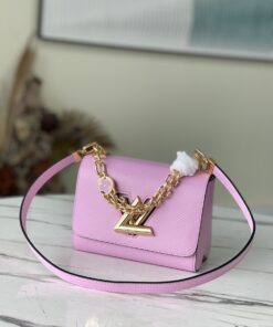 Louis Vuitton Twist PM Monogram Flower Wisteria Purple For Women, Women's Handbags, Shoulder And Crossbody Bags 9.1in/23cm LV M59405