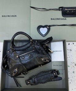 Balenciaga Neo Cagole XS Handbag In Black, For Women, Women's Bags 10.2in/26cm 700940210B01000