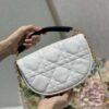 Christian Dior Small Dior Vibe Hobo Bag White Cannage White For Women 20cm CD M7200ONOA_M879
