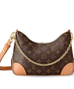 Louis Vuitton Boulogne Bag Brown For Women 29cm / 11.4in M45832