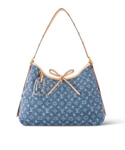 Louis Vuitton CarryAll MM Blue Denim For Women M46855 - 15.4 Inches / 39 Cm
