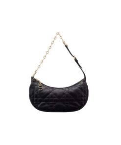 Dior Cd Lounge Bag Black/White For Women in/ 26cm M22626FBE_M900