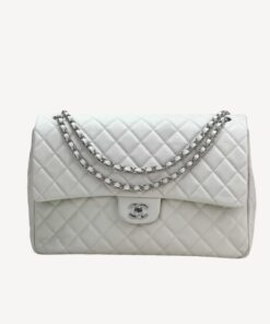 Chanel Airport Bag Silver/White/Black/Grey For Women 38cm / 15in