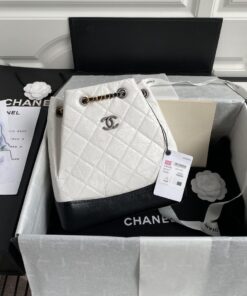 Chanel Gabrielle Backpack White For Women 8.3in / 21cm A94485