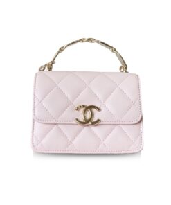 Chanel HAAS Mini Bag Pink For Women 3,7in/9,5cm