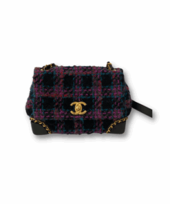 Chanel Mini Flap Bag Purple For Women 5.5in/14cm AS3572
