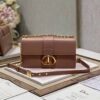Christian Dior 30 Montaigne East West Bag With Chain Pink For Women 8.5in/21.5cm