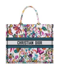 Christian Dior Large Dior Book Tote Bag For Women M1286ZECJ_M933 – 42 Cm/ 16.5 Inches