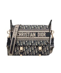 Christian Dior Medium Diorcamp Blue Bag For Women M1240ORIW_M928- 11.5 Inches/ 29 Cm