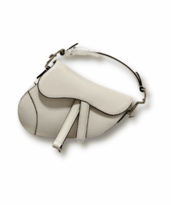 Christian Dior Mini Saddle Bag With Strap White For Women 7.5in/19cm M0456CBAA_M030