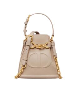 Christian Dior Small C'est Dior Beige Bag For Women M2272UBHA_M51U- 17 Cm/ 6.5 Inches