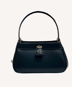 Christian Dior Small Dior Key Bag Black For Women 8.5in/22cm M1844OBEQ_M900