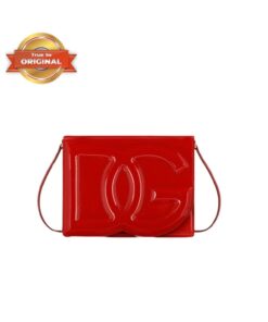 [True-to-ORIGINAL] Dolce Gabbana Logo Bag Red For Women BB7287A147180315- 20 Cm/ 7.8 Inches