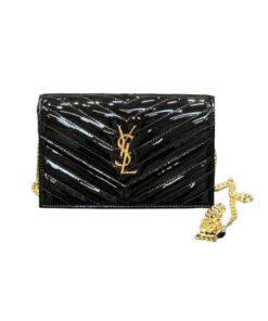 Saint Laurent Envelope Small Bag Black For Women 7.5in/19cm