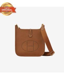 [True-to-ORIGINAL] Hermes Evelyne III 29 Bag Brown With Silver-Toned Hardware For Women, Women's Shoulder And Crossbody Bags 11.4in/29cm H073599CC37