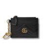 Gucci GG Marmont Keychain Wallet Black For Women 627064 DTDHT 1000 3.9 in/ 10 cm