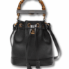 Diana Mini Bucket Bag Black For Women 12in/31cm 724667 UAAAY