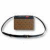 Book Chain Wallet Monogram Reverse Canvas Brown For Women 7.9in/20cm M81830