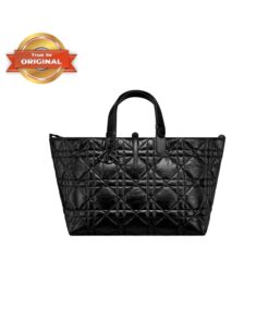[True-to-ORIGINAL] Christian Dior Large Dior Toujours Bag Black For Women M2820SNIO_M900 ?37 Cm/ 14.5 Inches
