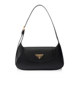 Prada Small Shoulder Bag Black For Women 9,8in/25cm