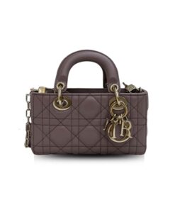 Dior Small Lady D-Joy Bag Purple For Women 6,3in/16cm