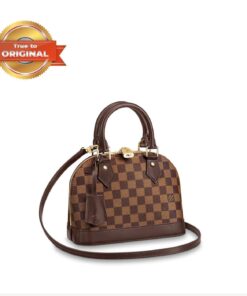 [True-to-ORIGINAL] Louis Vuitton Alma BB Damier Brown For Women 9.3in/23.5cm LV N41221