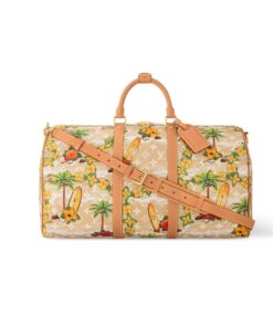 Louis Vuitton Keepall Bandoulière 50 Bag Yellow For Men 19,7in/50cm M25002