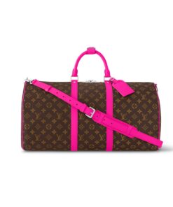Louis Vuitton Keepall Bandouliere 50 Bag Pink For Women 19,7in/50cm M46773