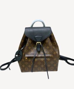 Louis Vuitton Montsouris BB Backpack Black For Women 13IN/ 33cm M45515