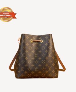 [True-to-ORIGINAL] Louis Vuitton NeoNoe MM Brown For Women 26cm / 10.2in M44887