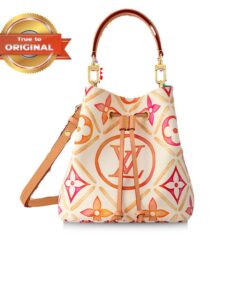 [True-to-ORIGINAL] Louis Vuitton Neonoe BB Bag Beige For Women 7.9in/20cm M25315