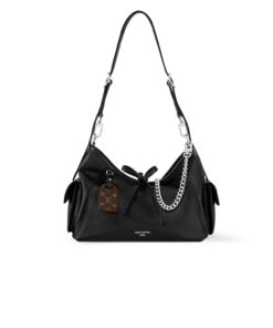 Louis Vuitton CarryAll Cargo PM Black Handbag For Women M24861