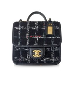 Chanel Classic Handbag Black For Women 6,7in/17cm