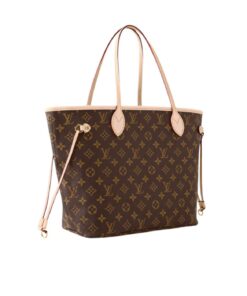 Louis Vuitton Neverfull MM Tote Bag Monogram Canvas Brown For Women 12.6in/32cm LV M40995