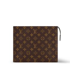 Louis Vuitton Poche Toilette NM Toiletry Bag Brown For Women 9,8in/25cm M46037
