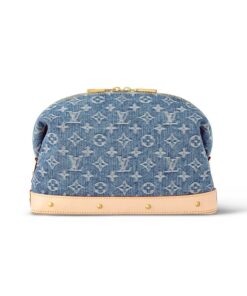 Louis Vuitton Pochette Cosmetique GM Bag Blue For Women 10,6in/27cm M24317