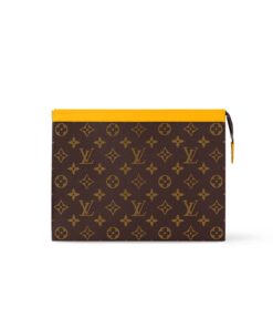 Louis Vuitton Pochette Voyage MM Pouch Bag Yellow For Women 10,6in/27cm M82860